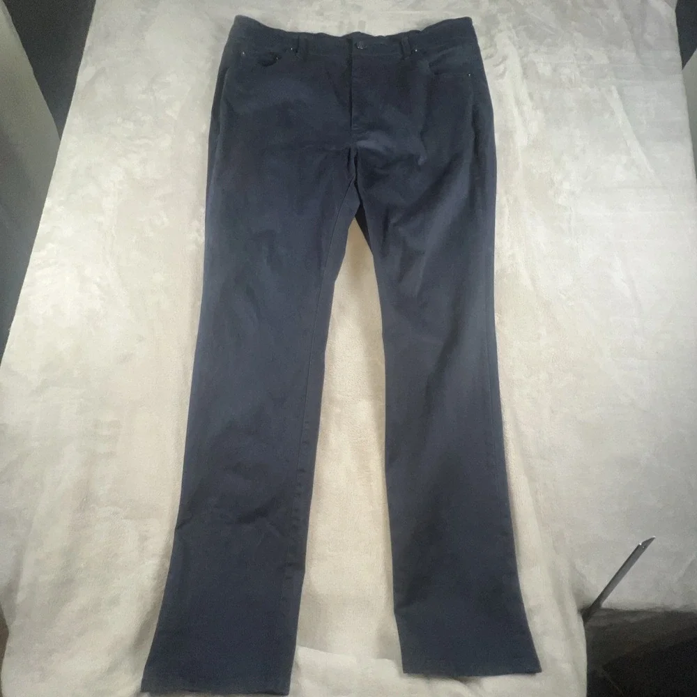 G/FORE Pants Mens 38x32 Navy Blue Stretch 5 Pocket Performance Golf Chino Casual